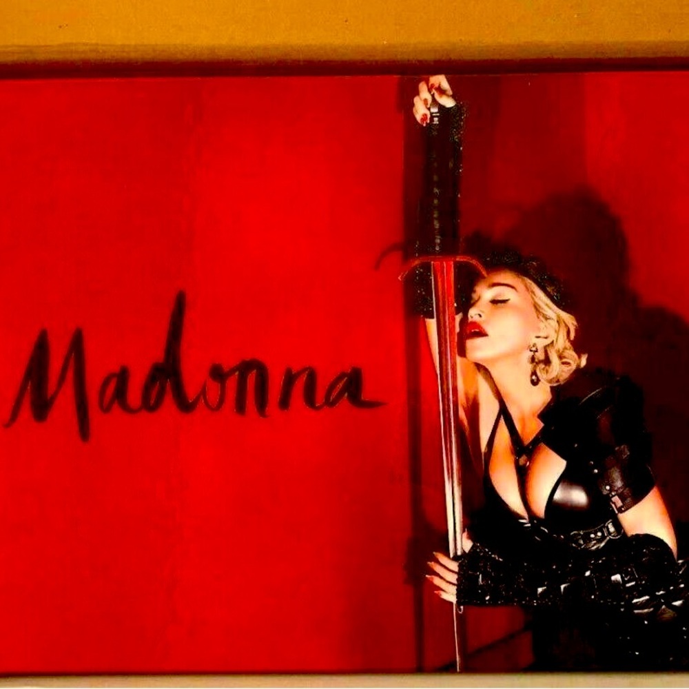 Madonna 2015 Rebel Heart tour limited edition, collector’s commemorative book.